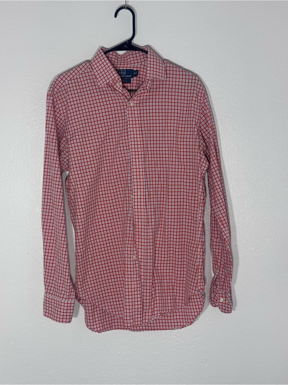 Polo by Ralph Lauren Red and White Check Button-Down Shirt